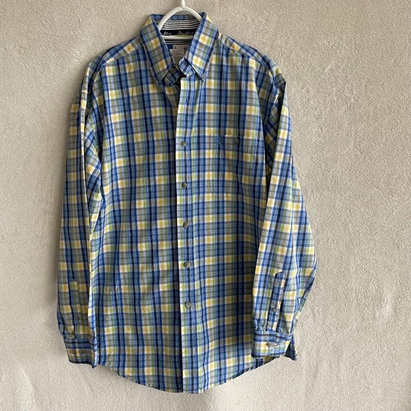George Strait Cowboy Cut Collection by Wrangler / Men’s Long Sleeve Butt… - Picture 1 of 7